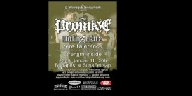 Az AntiTouristGuide bemutatja: The Promise (USA), Hold X True, Zero Tolerance, Strength Inside