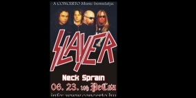 Slayer, Neck Sprain a Petőfi Csarnokban