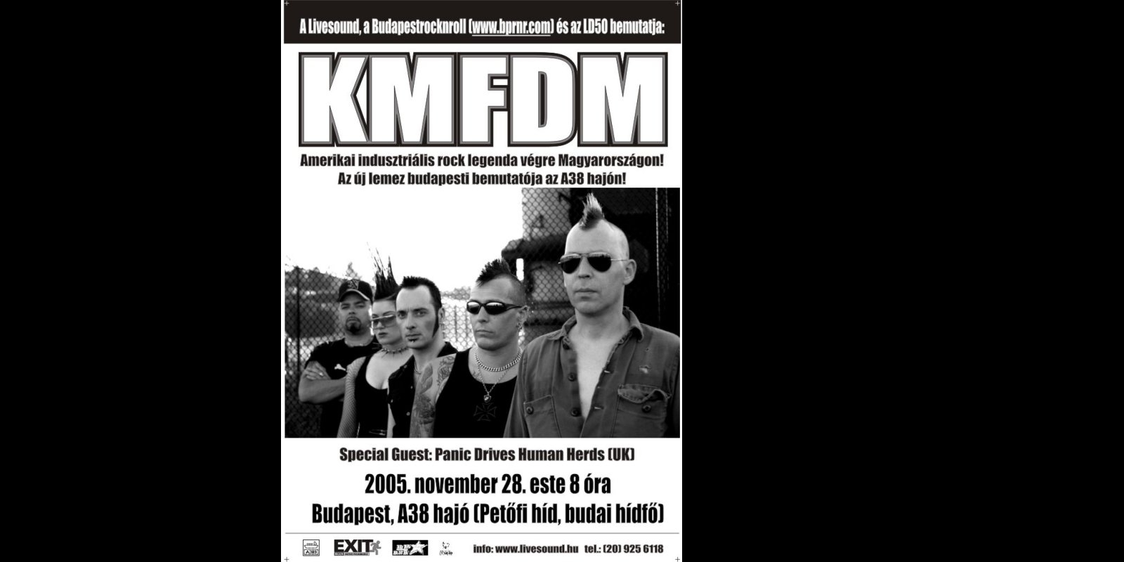 KMFDM koncert Budapesten
