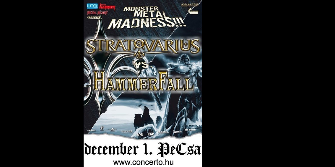 Stratovarius, Hammerfall, Shakra