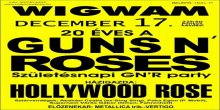 20 éves jubileumi Guns n´ Roses party a Wigwamban