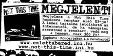 Not This Time lemez