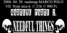 Wartime Party 2. a Marco Poló Klubban
