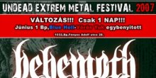 1 napos lesz Undead Extreme Metal Festival 2007!