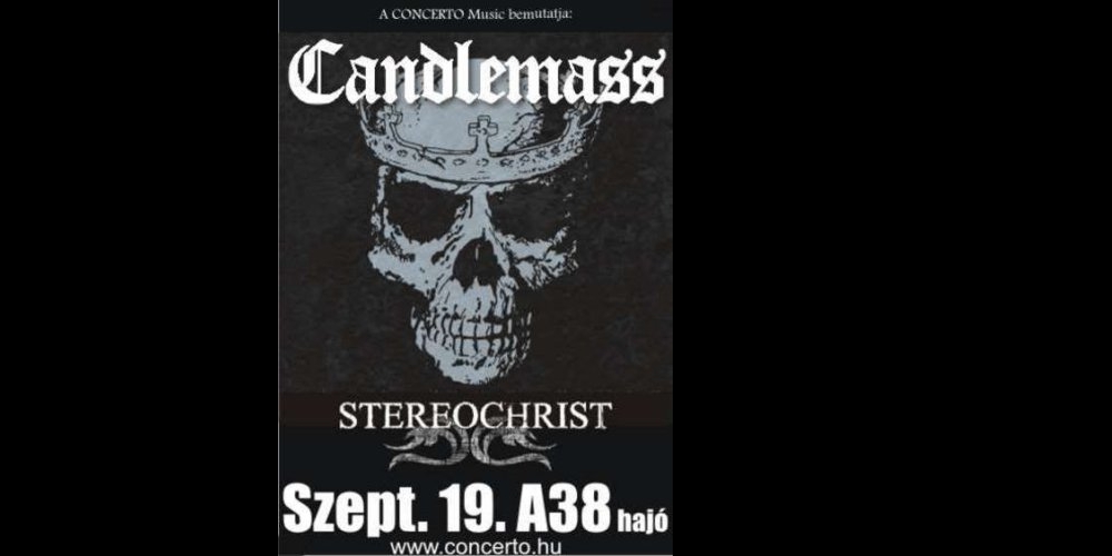 Candlemass (SWE), Stereochrist az A38-on
