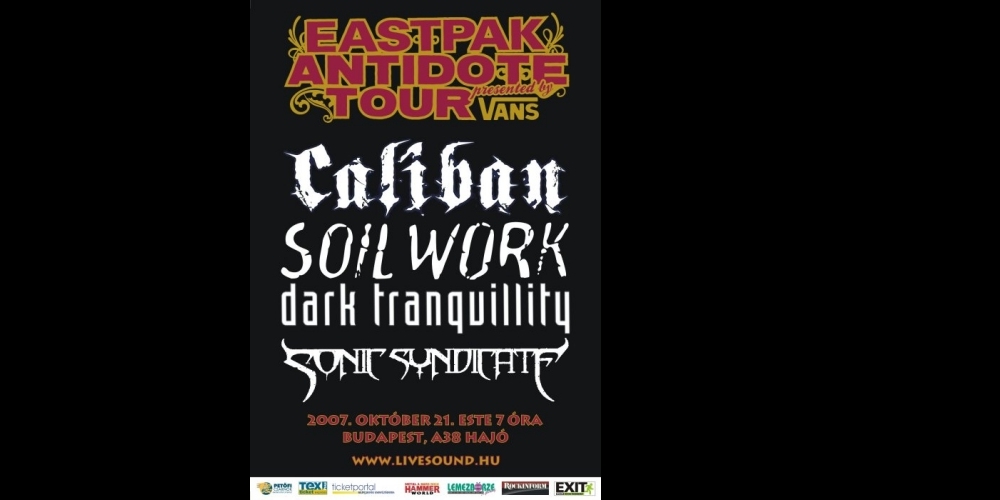 Soilwork, Dark Tranquillity, Caliban, Sonic Syndicate