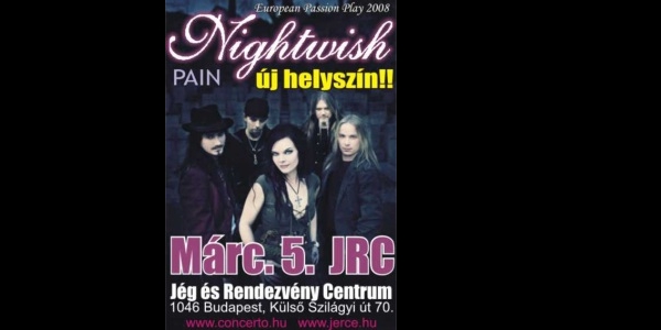Nightwish koncert a Jég és Rendezvény Centrumban