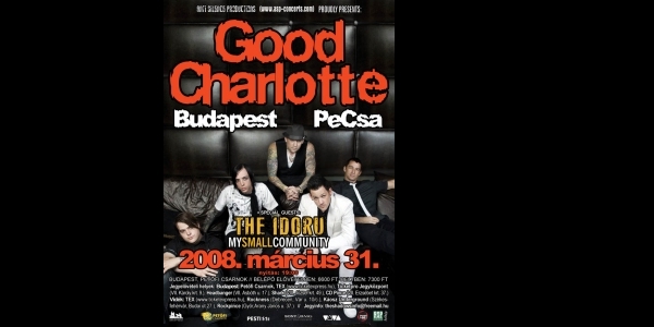 Budapesten a Good Charlotte