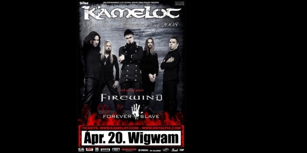 Kamelot, Firewind, Forever Slave - Ghost Opera European Tour 2008