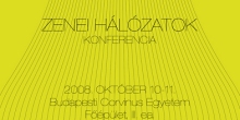 Zenei hálózatok - Konferencia zenéről és közösségekről