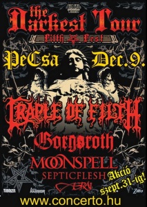 Cradle Of Filth, Gorgoroth, Moonspell, Septic Flesh, Asrai
