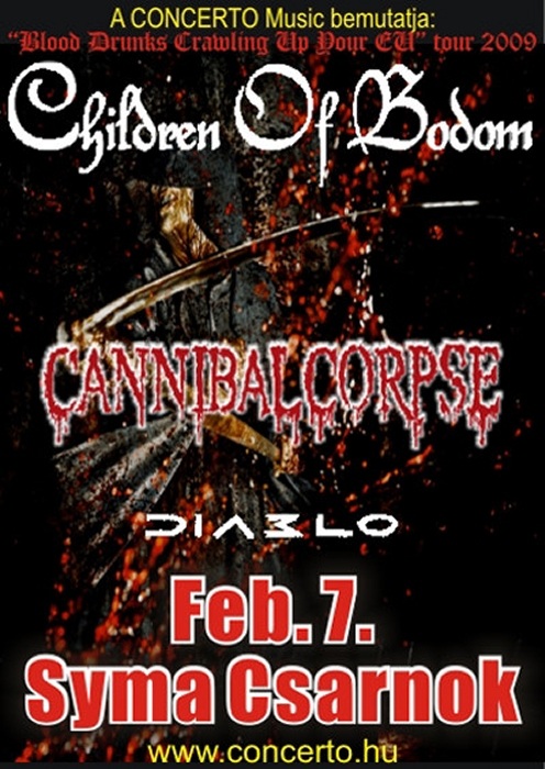 Children Of Bodom, Cannibal Corpse, Diablo