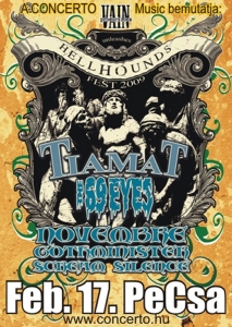 Hellhounds Fest- Tiamat, 69 Eyes, Novembre, Scream Silence