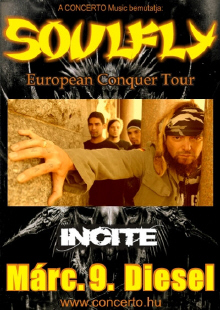 Soulfly a Diesel Klubban