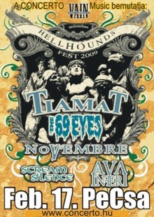 Hellhounds Fest: Tiamat, The 69 Eyes, Ava Inferi