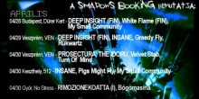 The Shadows Booking eseménycsokor