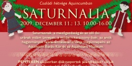 Saturnalia - Családi hétvége Aquincumban