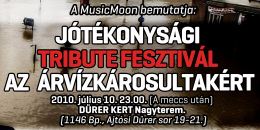 Jótékonysági tribute fesztivál az árvízkárosultakért