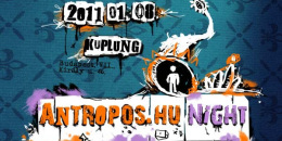 Szombaton Antropos.hu pótszilveszter: Antropos.hu night