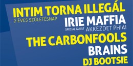 XIII. VilágVeleje Fesztivál - Intimtorna Illegál, Irie Maffia, Akkezdet Phiai, Carbonfools, Brains a Syma Csarnokban