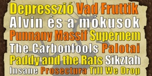 Veréb fesztivál Csütörtök délben kapunyitás