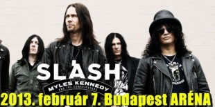 Slash: a Budapest Arénába lett áttéve a februári koncert