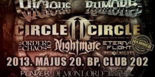 Gigászi heavy metal buli a Club 202-ben a Circle II Circle és a Vicious Rumors főszereplésével
