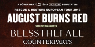 August Burns Red, Counterparts, Blessthefall - 1 nyár - 3 új lemez