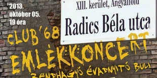 Radics Béla utcanév avató emlékkoncert