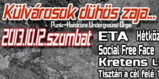 Külvárosok dühös zaja... Punk-Hardcore Underground Orgia