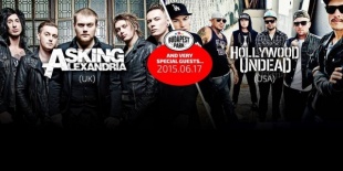 Asking Alexandria (UK), Hollywood Undead (USA) + nagyon speciális vendégek