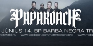 Papa Roach koncert Budapesten