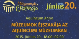 Múzeumok Éjszakája és Alkotói pályázatok a Múzeumok Éjszakája alkalmából