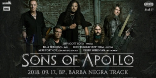 Sons Of Apollo, Kip Winger a Barba Negra Track-ben