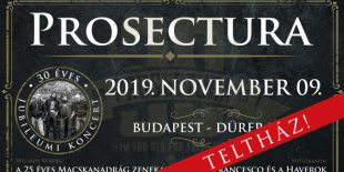 Prosectura: teltház!