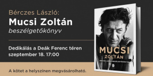 Rendhagyó könyvbemutatót és dedikálás - Mucsi Zoltán  - Ma délután!