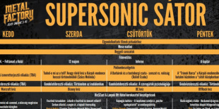 Supersonic sátor a Metal Factory fesztiválon