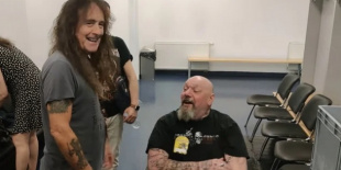 Steve Harris és Paul Di´Anno: sok idő után szemtől szembe