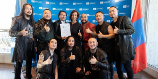 Az UNESCO béke művészének választotta az elismert mongol rockzenekart a The HU-t
