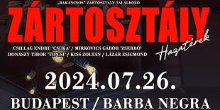Zártosztály: Július 26-án nyári osztálytalálkozó a Barba Negrában