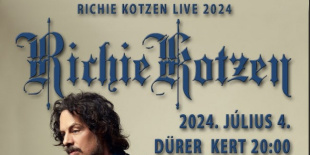 Új dalokkal tér vissza Richie Kotzen a Dürer Kertbe