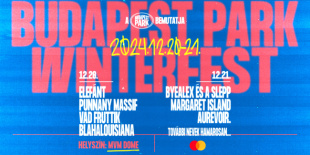 Megérkezett a Budapest Park Winterfest line-upja!