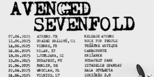 Avenged Sevenfold: Első önálló koncertjük Magyarországon – Ne hagyd ki a Budapest Parkos bulit!