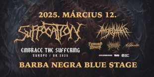 Suffocation: ötzenekaros death metal / deathcore turné élén érkeznek márciusban