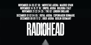 A Radiohead európai turnédátumokkal jelentkezett