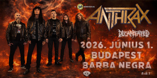 Anthrax: új dal tíz év után – megérkezett az It’s for the Kids, és júniusban Budapestre érkezik a zenekar