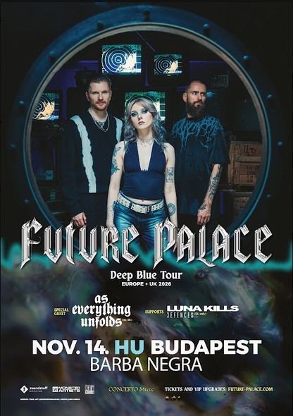 Post-hardcore szombat: új lemezével érkezik Budapestre a Future Palace