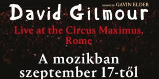 David Gilmour koncert szeptember közepén a mozikban!